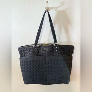 Vera Bradley Black Textured Tote